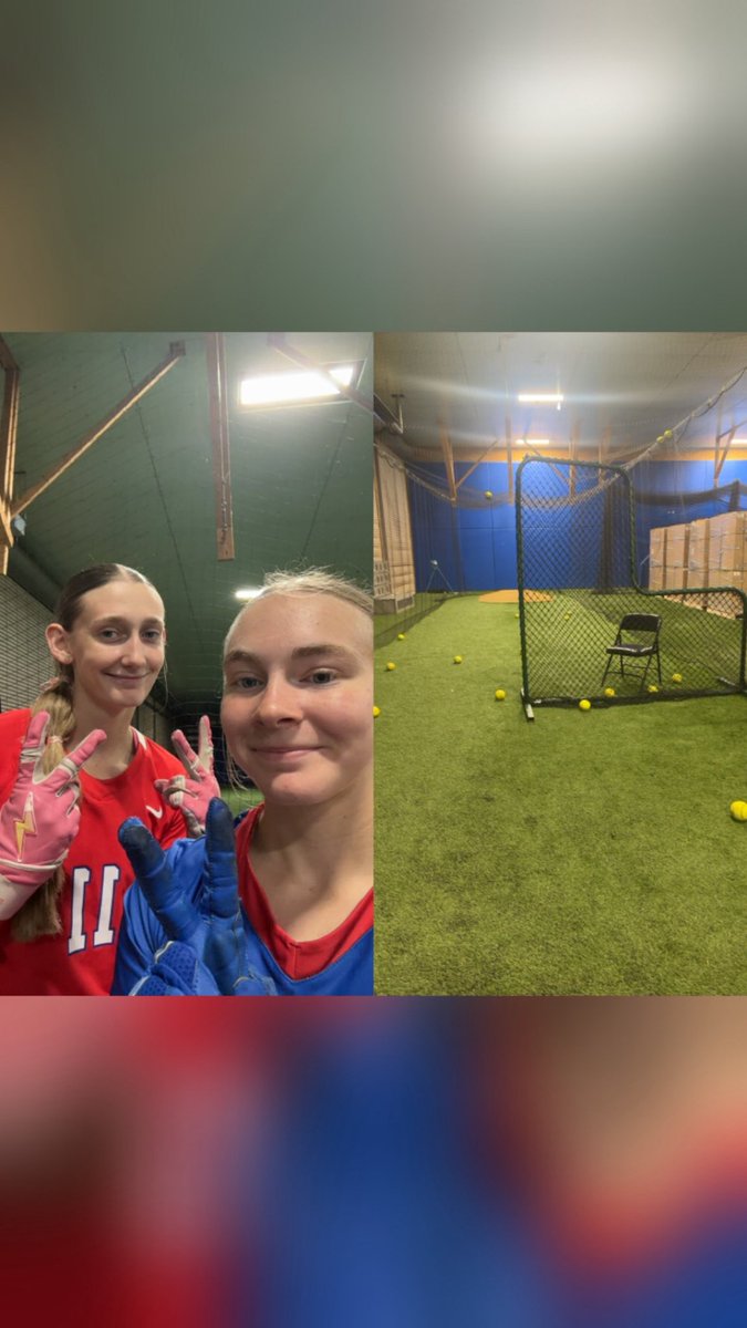 EHickman2028's tweet photo. Got in some hitting with @ArianaWhite2029 after our volleyball games today!! Yesterday, we also got a lift in after volleyball practice. We went 1-1 today, and I played some pretty good games! 💪🥎🏐 @CoachScoone @Coach_WhiteWV @CoachTaylorW @L_Reimsnyder @tagupSoftball https://t.co/1d9KYC2tPK