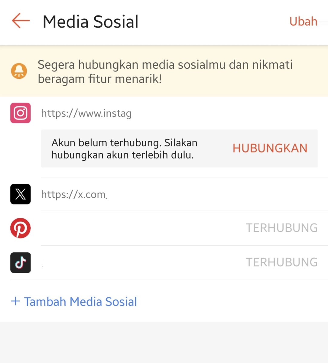 notticings's tweet photo. udah coba beberapa kali tetep ga muncul tulisan terhubung di twitter. ada yang tau kenapa? #aff #zonauang https://t.co/xFC8QgRsAT