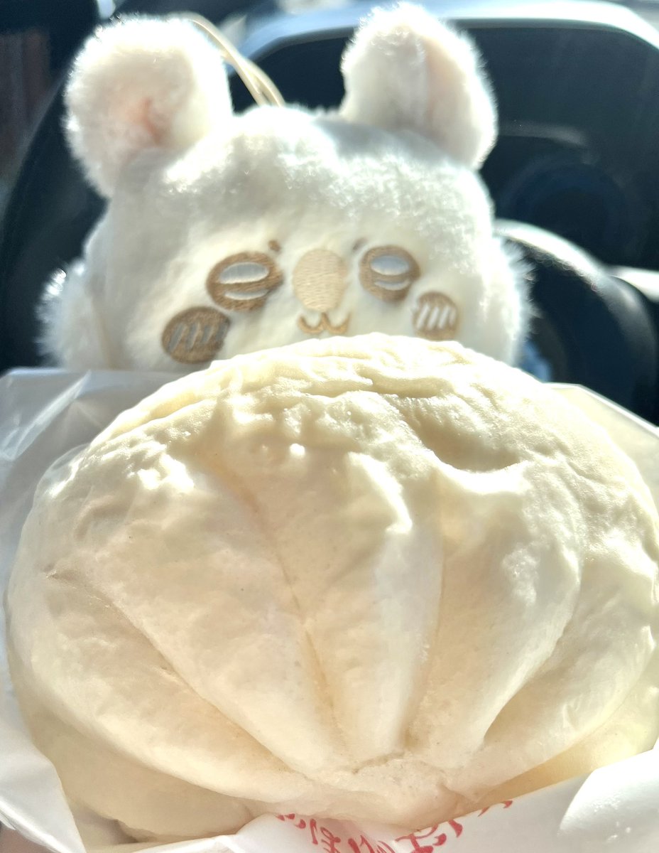 usamomo0722's tweet photo. 肉まんのぬい買えなかったから……
大きい肉まん買って紛らわすんだ！！

日光行ってきます( •̀ω •́ゞ) https://t.co/QUevMuQZl7