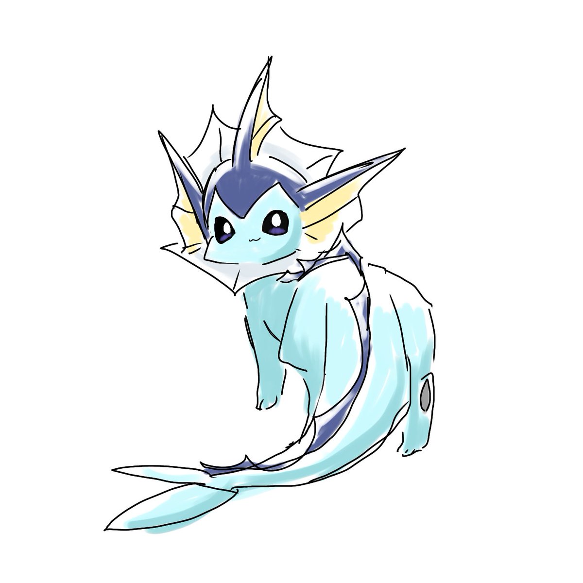 vaporeon04's tweet photo. シャワーズのおしり…
しっぽが大きいからほかのブイズより見づらい…🫣 https://t.co/9TExMD9mqU