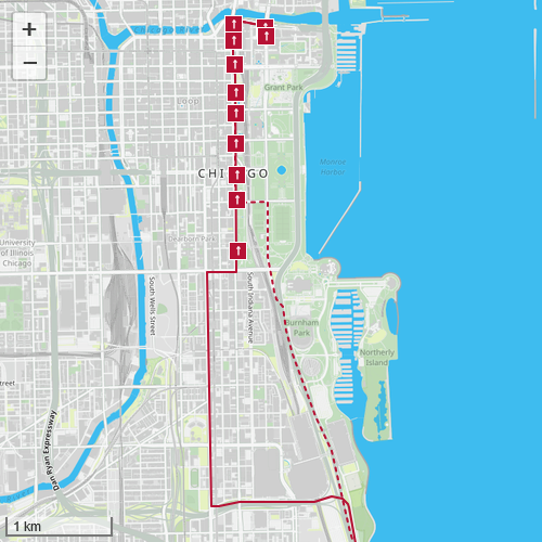 TransSee's tweet photo. TransSee now supports detours for Chicago CTA that have been loaded into their trip modifications. There are quite a few right now because of the marathon. https://t.co/TVKdD4AcC9