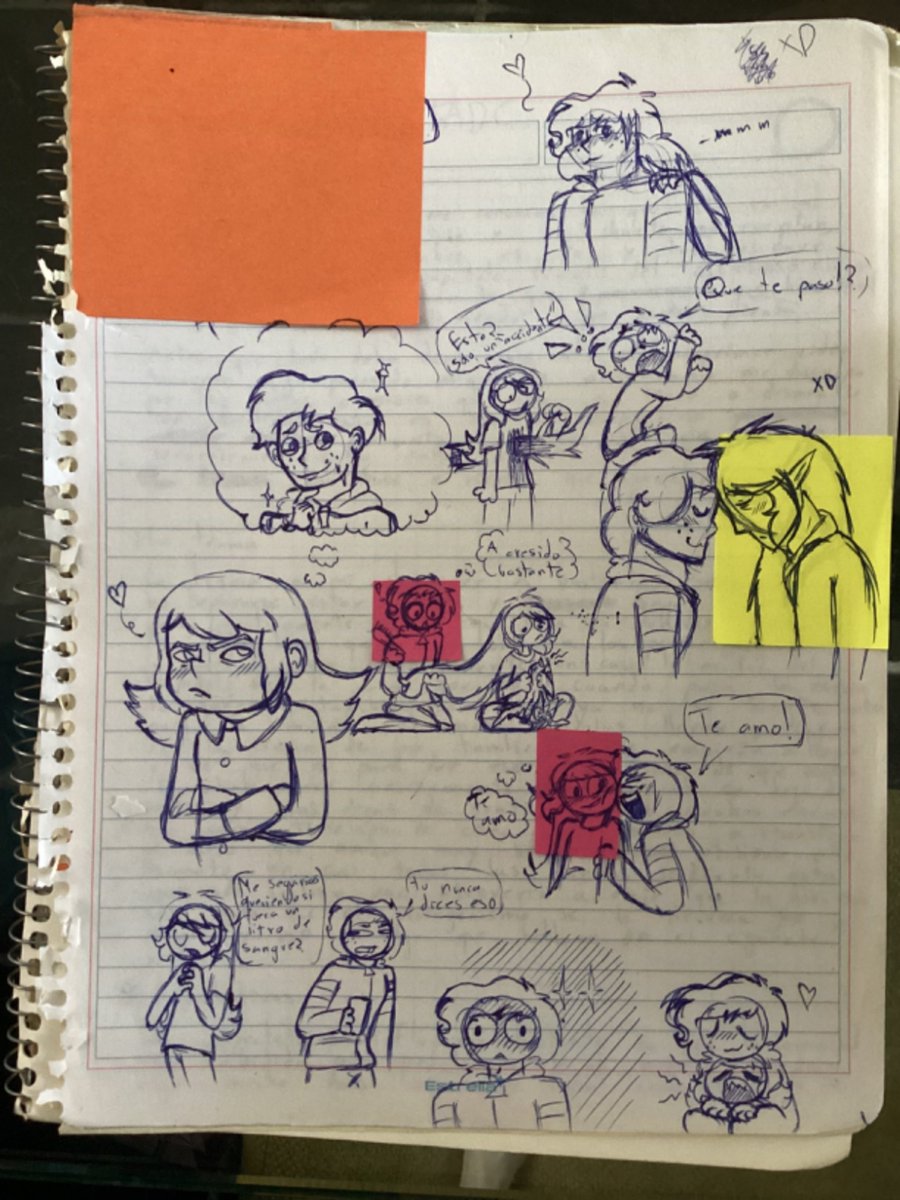 el_tio35's tweet photo. Me di cuenta de algo... tenía este dibujo desde agosto ajjajaj y uno de los dibujos muestra una escena que paso en el último capítulo (no como tal pero parecido)  #hauntedhotel #benaddon https://t.co/BPYXdHx9wb