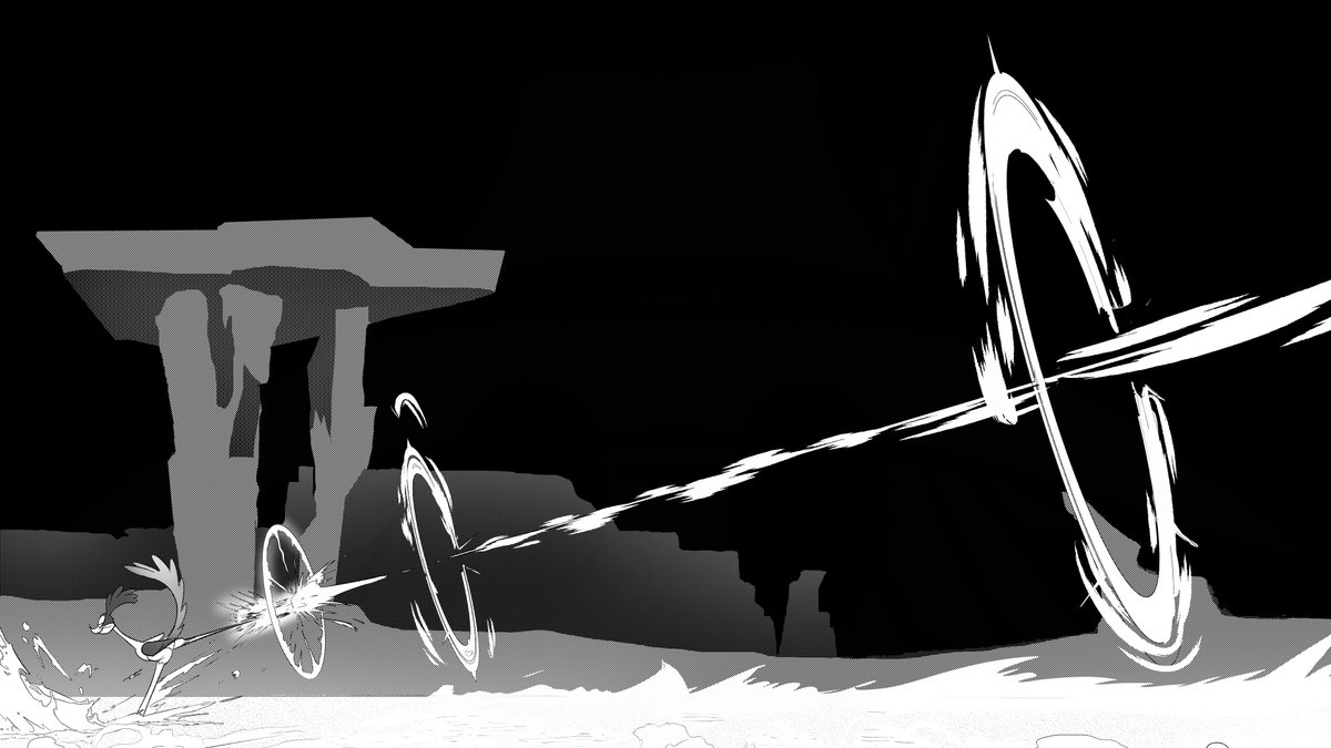 Mimic_Kairatta's tweet photo. A demonstration of Roadrunner's leg strength. Had this in mind for a while but only just had the urge to draw it. Never drew roadrunner before so there might be some weirdness with the beak. Enjoy!  #roadrunner #coyotevsacme #shotput https://t.co/5w8U96li1m