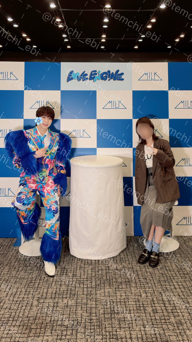 temchi_ebi's tweet photo. M!LK LOVE ENG!NE ツーショ
10/10 2部3部(写真は3部) 太ちゃん
撮影前後笑顔で挨拶ありがとう🩵
#MILK #LOVEENGINE  #塩﨑太智 https://t.co/ha4t8bSt0z