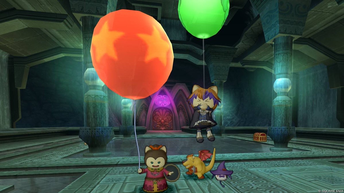 ThaddeusPoppetL's tweet photo. 何ヶ月ぶりに行けたテンの日
プーちゃんにカードをもらい🎈🃏
クーちゃんにむむうと言われてきたよ🎈( ˘•ω•˘ )
#DQ10 https://t.co/erFakW8HxM