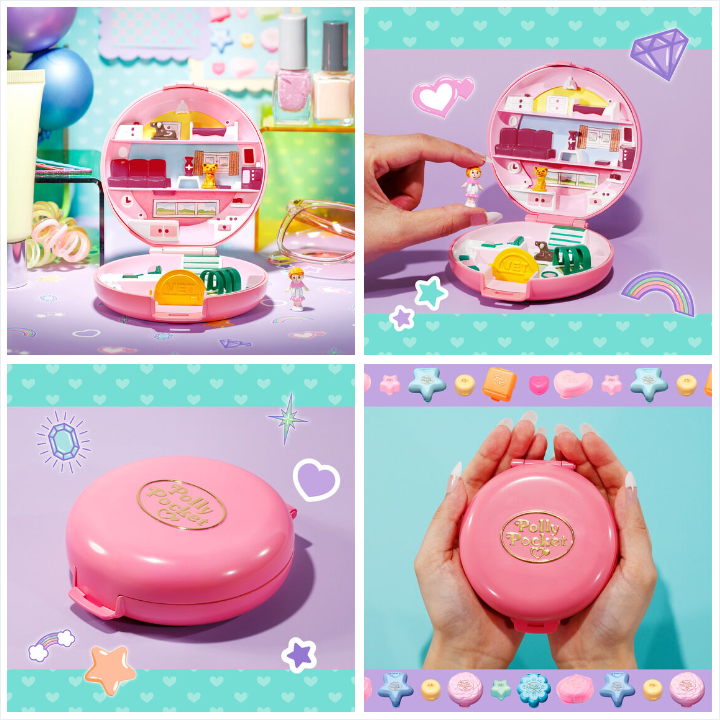 p_bandai's tweet photo. ／
わたしたちのPolly Pocket(TM)が
かえってきた…！
＼
「Special Memorize Polly Pocket(TM) BUTTON'S ANIMAL HOSPITAL」はご注文受付中✨

両手にすっぽりとおさまるサイズ感と、ころんとしたかわいいフォルムは当時品を再現しました🎶商品のふたを開くと、内部には「ANIMAL HOSPITAL」の内装を配置🌟ヴィンテージ感あふれる可愛さを、当時のディテールにこだわって仕上げました🎵
さらに、当時の商品そのままにおともだちドールを3体付属🎉思い出の世界を存分に楽しめます🌟

詳しくはこちら🔽
https://t.co/TFj43c6zlq