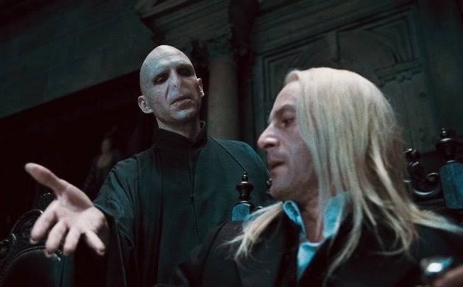 spaceshark23's tweet photo. "I would like to hold Harry Jr, Lucius."

"You just held him for like 6 hours, my Lord! It's my tur-"

"Give him to me, Lucius." https://t.co/rxibsg5v8j