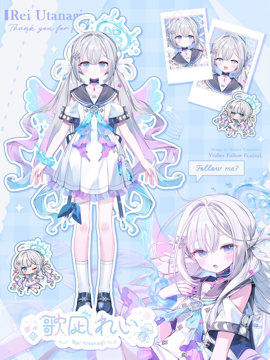 lxcd_Rei's tweet photo. ⟢────˚₊‧꒰ა 𓂋 ໒꒱ ‧₊˚────⟢

     #10月のVTuberフォロー祭り‍ 

     海の底からあなたに会いに来た
       ·̩͙꒰ঌ 元くらげの見習い天使 ໒꒱· ﾟ

 ┈ ┈ ┈ ┈ ┈ ┈ ┈ ┈ ┈ ┈ ┈ ┈ ┈ 

  ✩ 10/24デビューの #新人VTuber 
  ✩ 毎日20時shorts投稿中.ᐟ.ᐟ
  ✩ たくさんのお歌を届けますっ🎶
  ✩ 今なら最最最古参✨️

デビュー前に見つけてほしいな…？
🩵💬👤🔄 全反応巡回( ˊᵕˋ* )🪼

#三連休はフォロワーさんが増える