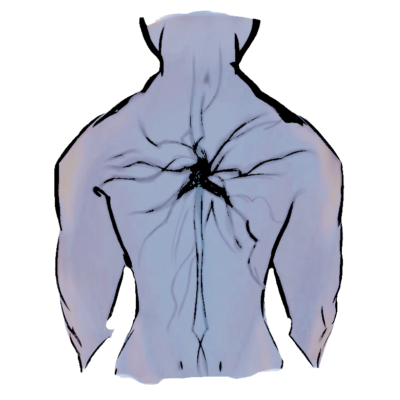 starssdescent's tweet photo. ᅟᅟᅟ after     being      struck     by     the     all       mighty      shogunate ────lumine     has     a     large      scarring     on      her    back,   branding   out    like      tree      branches,      or      lightning      bolts. https://t.co/8AY3xVFXAi