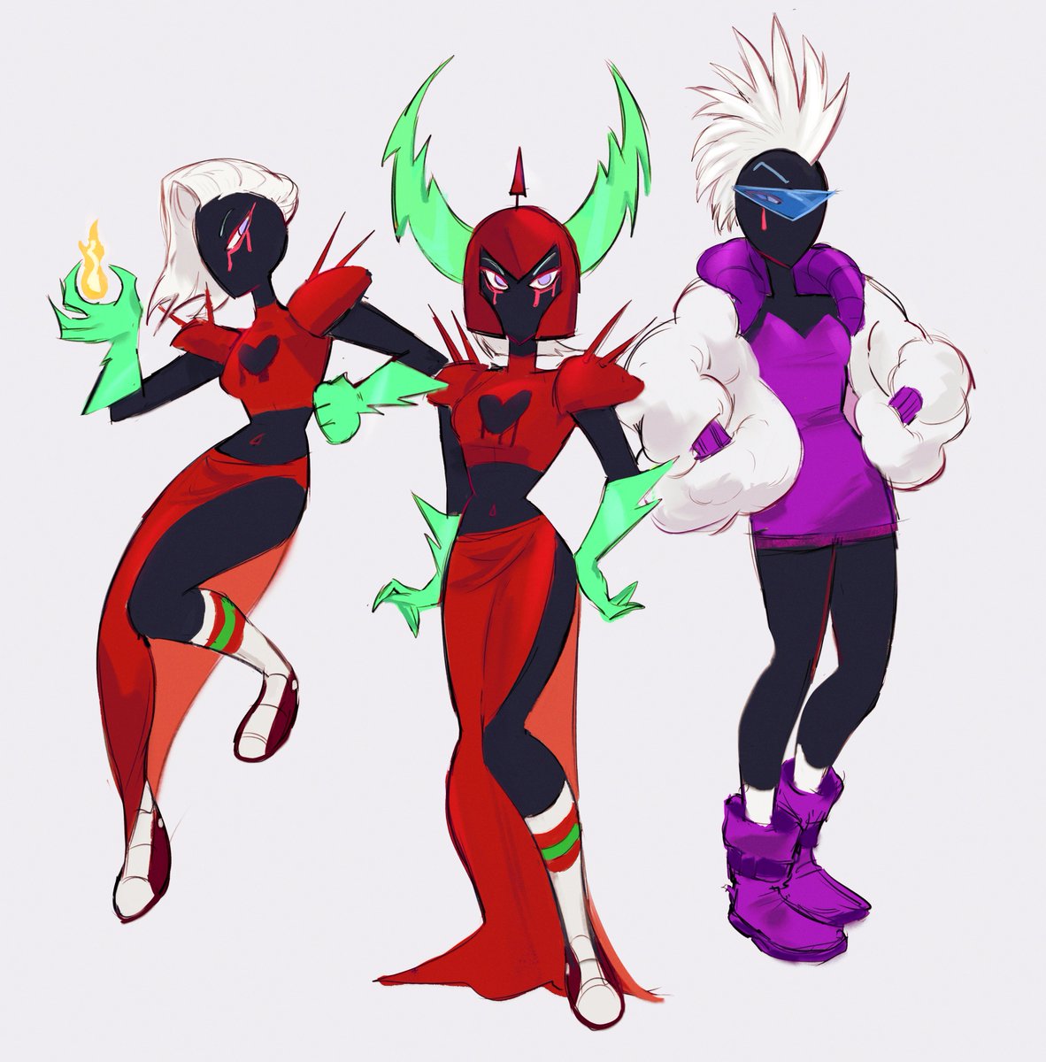 Outfits inspired by another space alien cartoon I adore