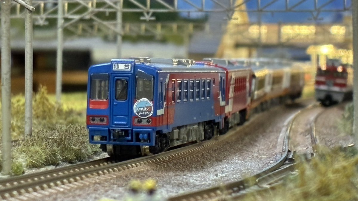 Re_Color_train's tweet photo. 【東京・本店4階】昨日ご来店のお客様①

三陸鉄道 リアスシーライナー

※ 3,4番線使用

#リカラー #Re_Color #鉄道模型 #ｎゲージ  #レンタルレイアウト https://t.co/G42eHngWDx