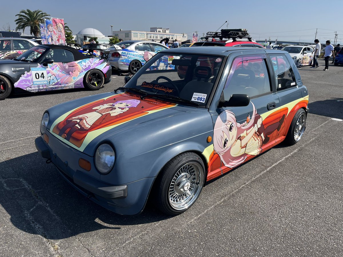 bmw_sachiko's tweet photo. アットステージの為にBe-1作りました！

カワイイ僕と142"sより輿水幸子、白坂小梅、星輝子仕様です！

ロードスターワイヤー 7j +-0
ノーサス仕様

イラスト
@yakitori_bk さん

#a_stage2026
#a_stage2026で会いましょう
#a_stage2026でアイましょう https://t.co/9rvGQwn943