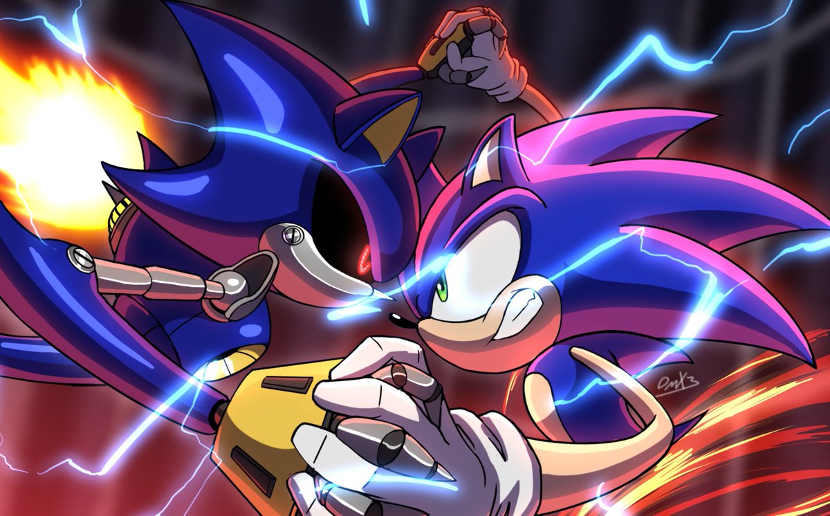 DanManX3's tweet photo. Look-a-like  
#SonicTheHedgehog #MetalSonic https://t.co/OwCtcmhfrR