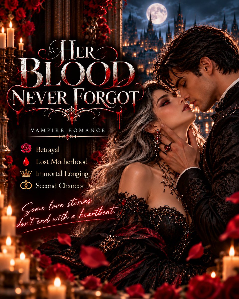 kimversebooks's tweet photo. Would you ever become mortal for love?

Her Blood Never Forgot
🎧 Pocket FM
🔗 https://t.co/Dnnlcm0jGy https://t.co/EWoATXhoxc