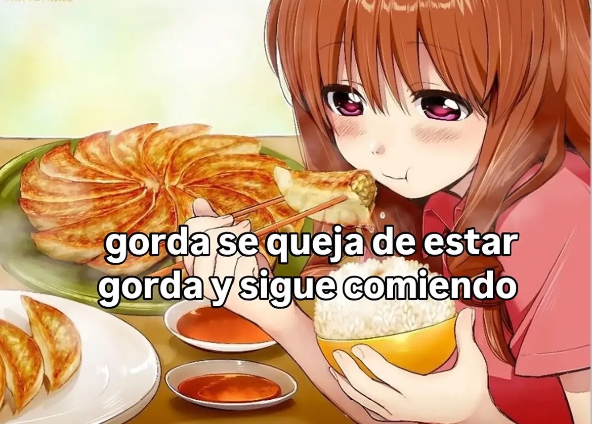 miwakopi's tweet photo. La gorda trola no suelta el pan (yo) https://t.co/uhUpMaJpnX