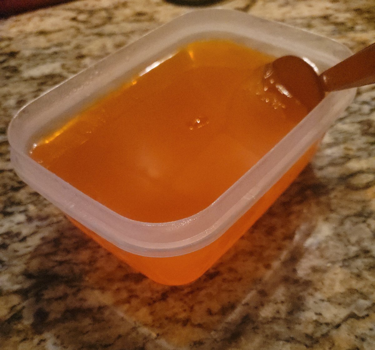 HazeianVT's tweet photo. Turns out sploosh and orange jello go pretty well together! 

Def will be trying more gamersupps and jello flavors in the future! https://t.co/FqbYIHcM2d
