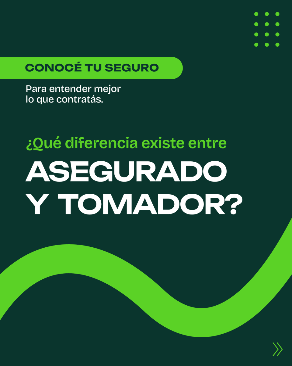 colomboasesores's tweet photo. El tomador contrata el seguro. El asegurado tiene el interés protegido. Conocé más en https://t.co/8SldLzN7uX https://t.co/J28oadY9yA