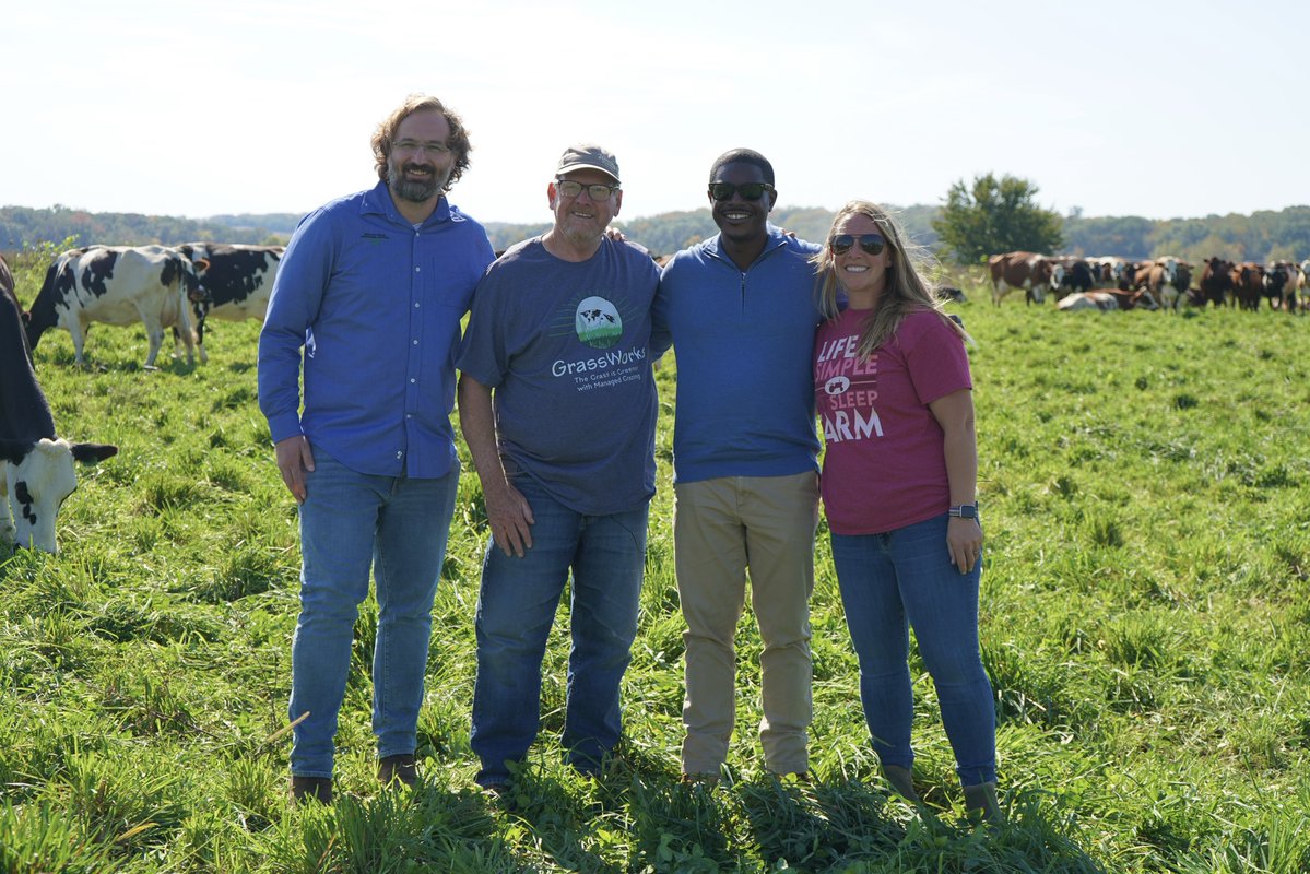 DavidCCrowley's tweet photo. Thank you Bert, Chuck, and Kriss for showing me around the Paris Family Farm. As your next governor, I’m committed to fighting for our farmers and lowering costs to protect your bottom line. https://t.co/WPTVSGV34p