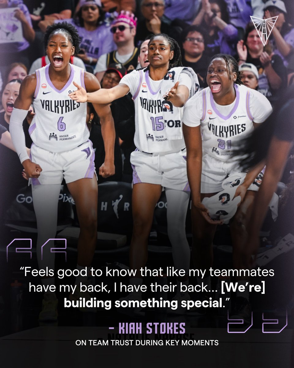 valkyries's tweet photo. Trust. Impact. Teamwork.

Let’s hear from Gabby and @kstokes41 after clinching their spot in the WNBA Finals ✨ https://t.co/cPcmFqtqh6