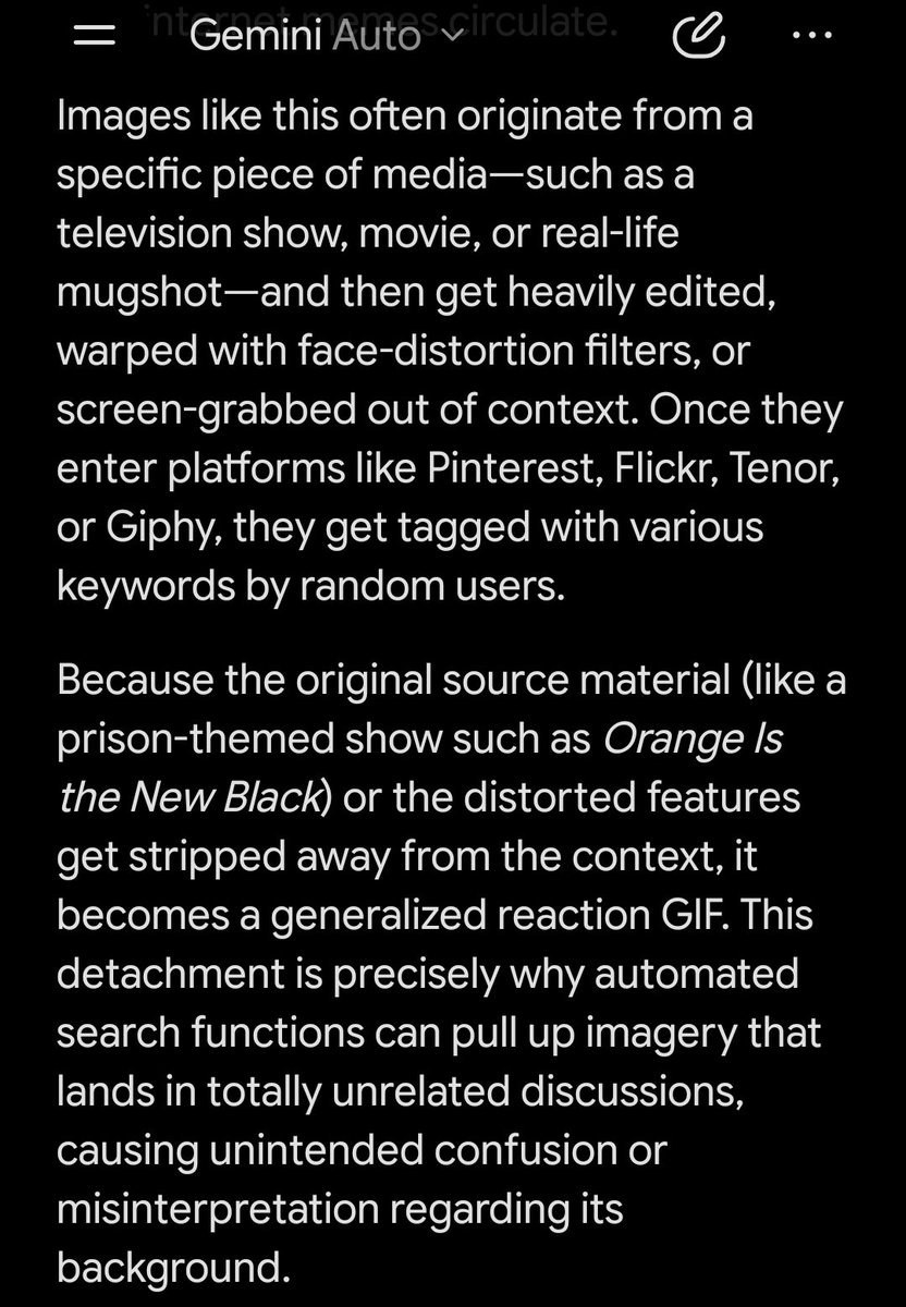 TheRonCatman's tweet photo. @sh33biej33bies Why would she need too? You've raised the issue and named an account being suspended. 

Reversed the image and asked the robots about the gif considering you've or the poster have provided no additional context other than "Dr Child Support"

Was it in a medical context Sam? https://t.co/5oHjWqOFlq