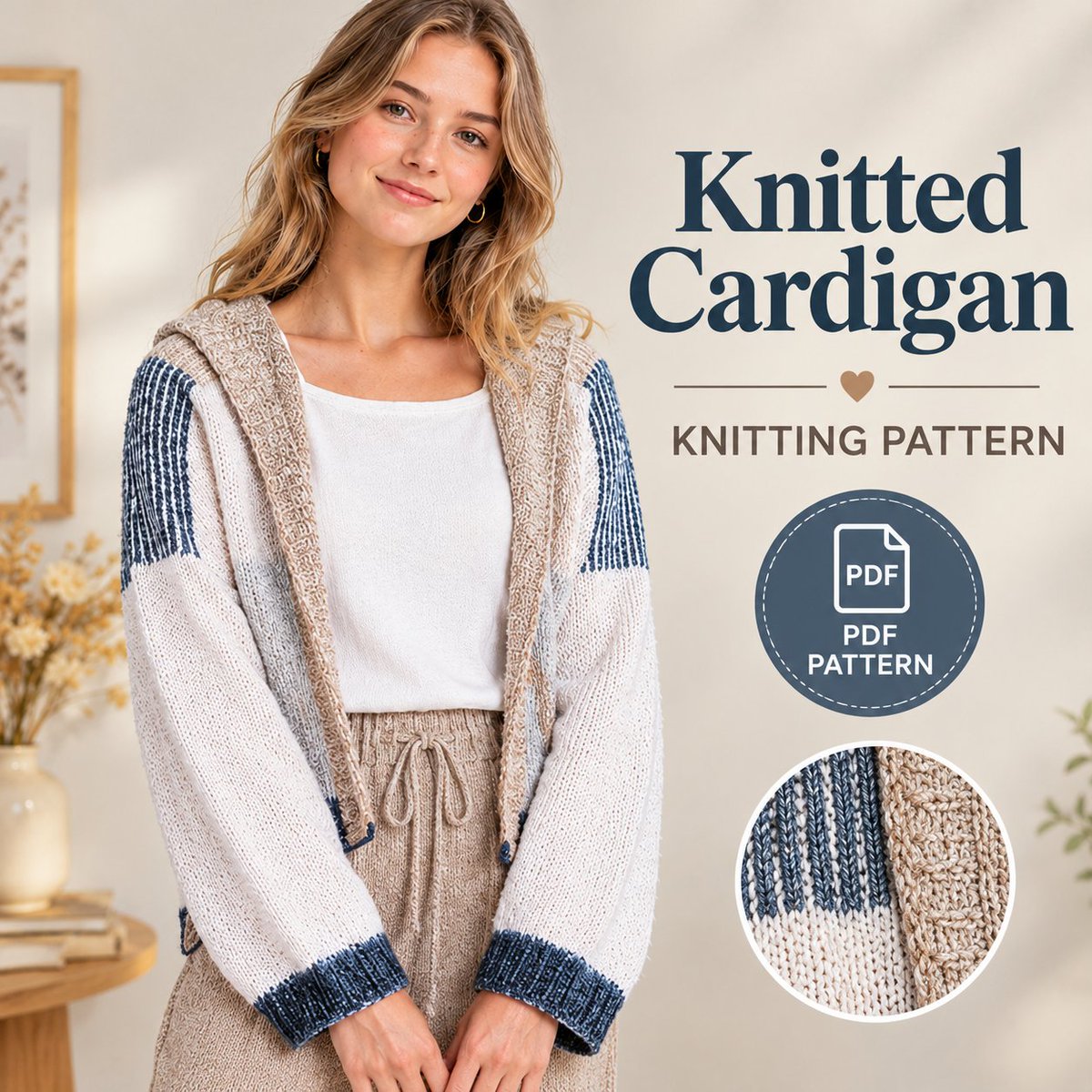 braimcrochet's tweet photo. Buy Modern Cardigan Knitting Pattern PDF, Amulet Open Cardigan, Instant Download on @Gumroad https://t.co/tgXAkOGF2x https://t.co/NmuZaPXYJW
