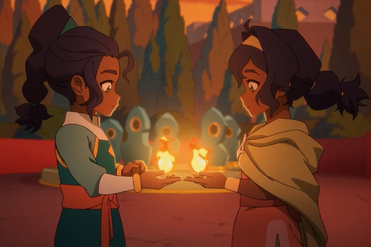 _paniii345_'s tweet photo. Yk with the racism towards Pavi and Nisha, saying shit like "Avatar became woke", this just shows me if the og atla series were released this year, it would have been hated on so much because it's "too woke" for children 😭 https://t.co/G2OzM4OLa9