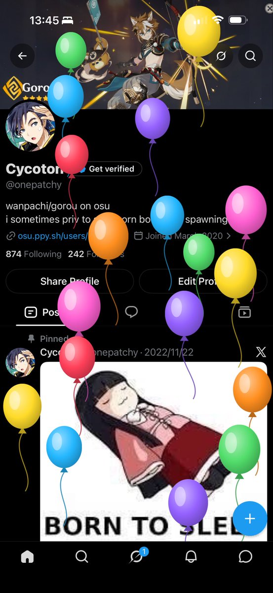 onepatchy's tweet photo. i spent the first hours of my birthday watching Ave Mujica https://t.co/c4ZG93H4fZ