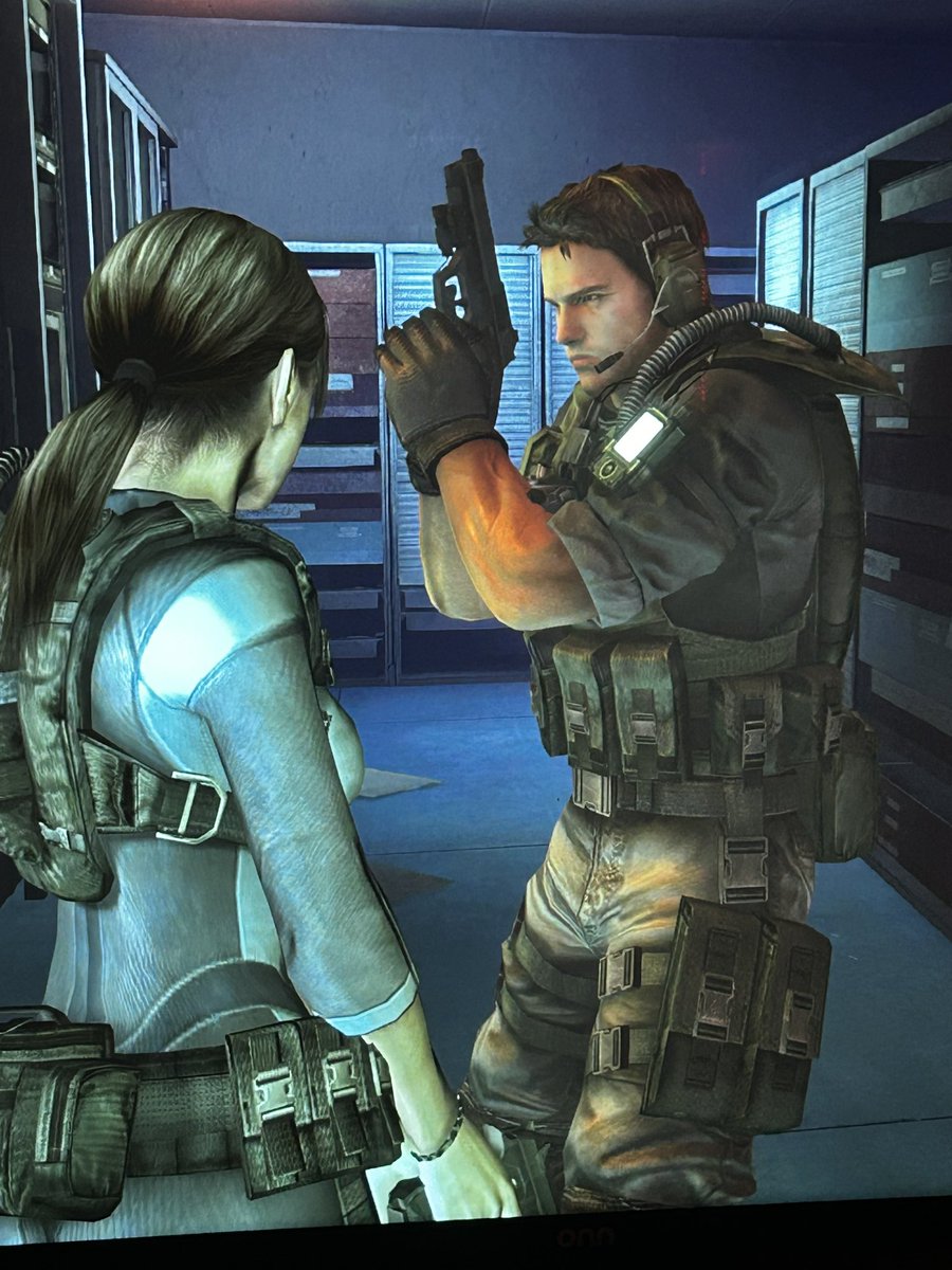 lesbiohazard's tweet photo. when i was playing revelations he kept distracting me… like aww look how freaking cutieful… ugh i just love this design for him so much idk https://t.co/GbpveEPvJQ