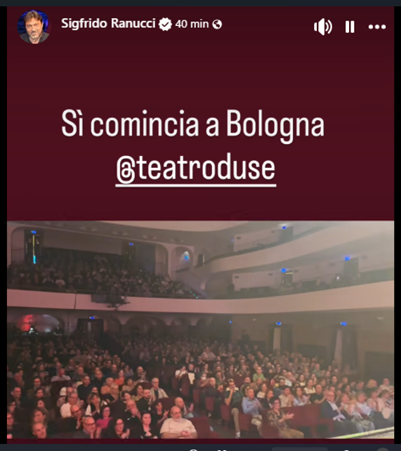 UGirovago77000's tweet photo. "Sono stato accusato per mesi di essere 
condizionato da Lavitola ,per poi scprire 
che era @Italo_Bocchino responsabile editoriale
del giornale di Fratelli d'Italia,a inviare mail a Lavitola per tentare di condizionare @reportrai3 " 

sold out a Bologna per @SigfridoRanucci https://t.co/KMgTITzxFf