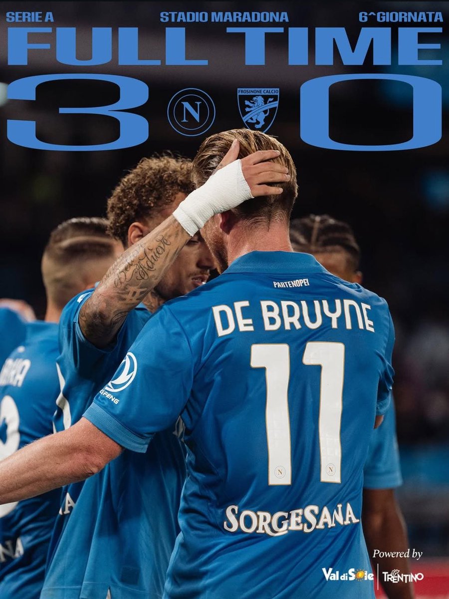 Gianlu02_'s tweet photo. Miglior partita della stagione, approccio aggressivo sin da subito del #Napoli contro un Frosinone che lascia decisamente troppi spazi liberi,sale in cattedra KDB, finalmente Neres fa il Neres, un sorprendente Badashille,gol di Lang che dà fiducia,si rivede Giovane con un assist. https://t.co/QQzLIv0qJl