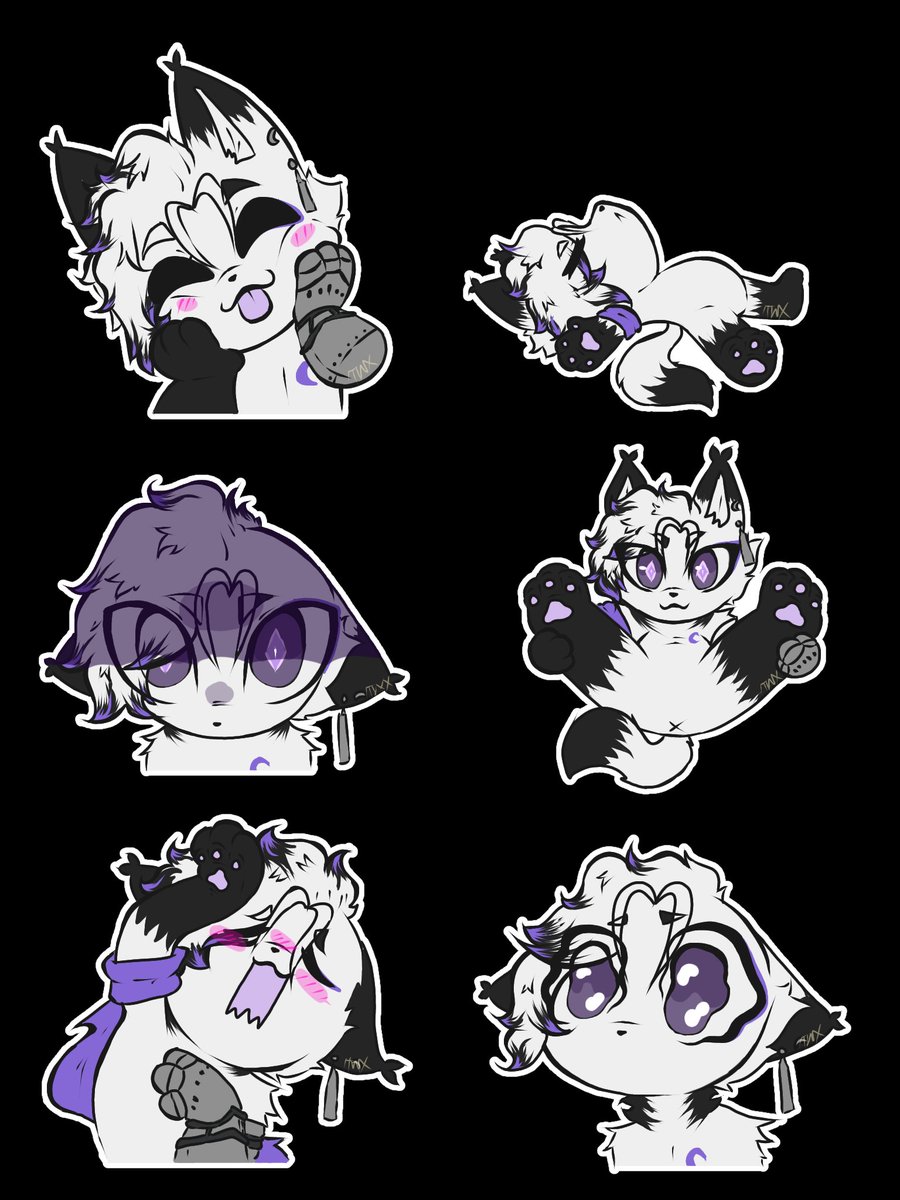 Twx_UwU's tweet photo. Some sticker commissions 
#furryart #stickercommission #sticker https://t.co/Ldkj1Hqhc8