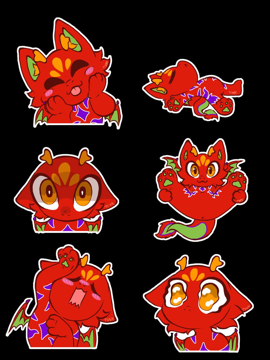 Twx_UwU's tweet photo. Some sticker commissions 
#furryart #stickercommission #sticker https://t.co/Ldkj1Hqhc8