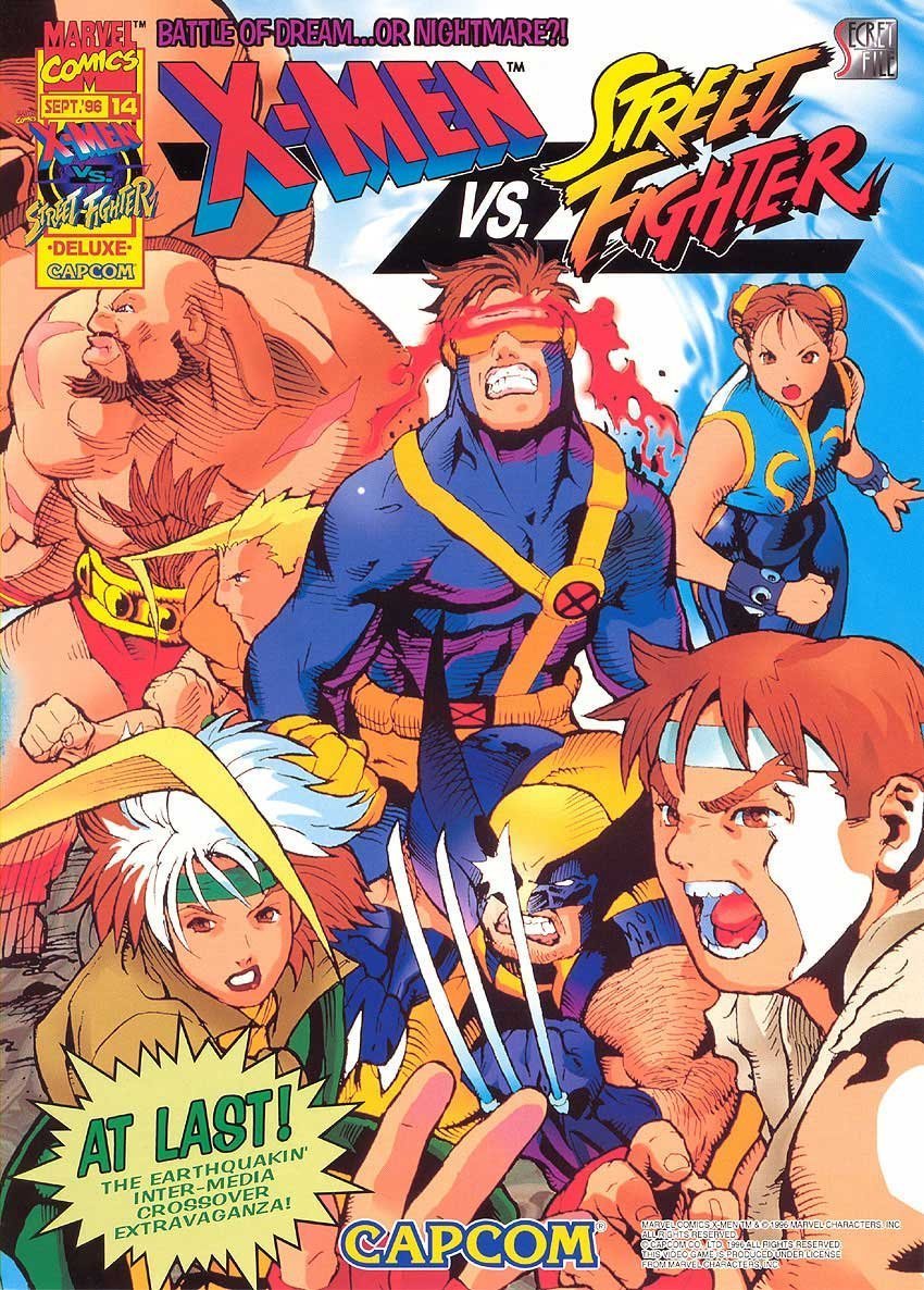 RetroGamerArt's tweet photo. X-Men vs. Street Fighter / Capcom (1996) https://t.co/qfQOgnuvrM