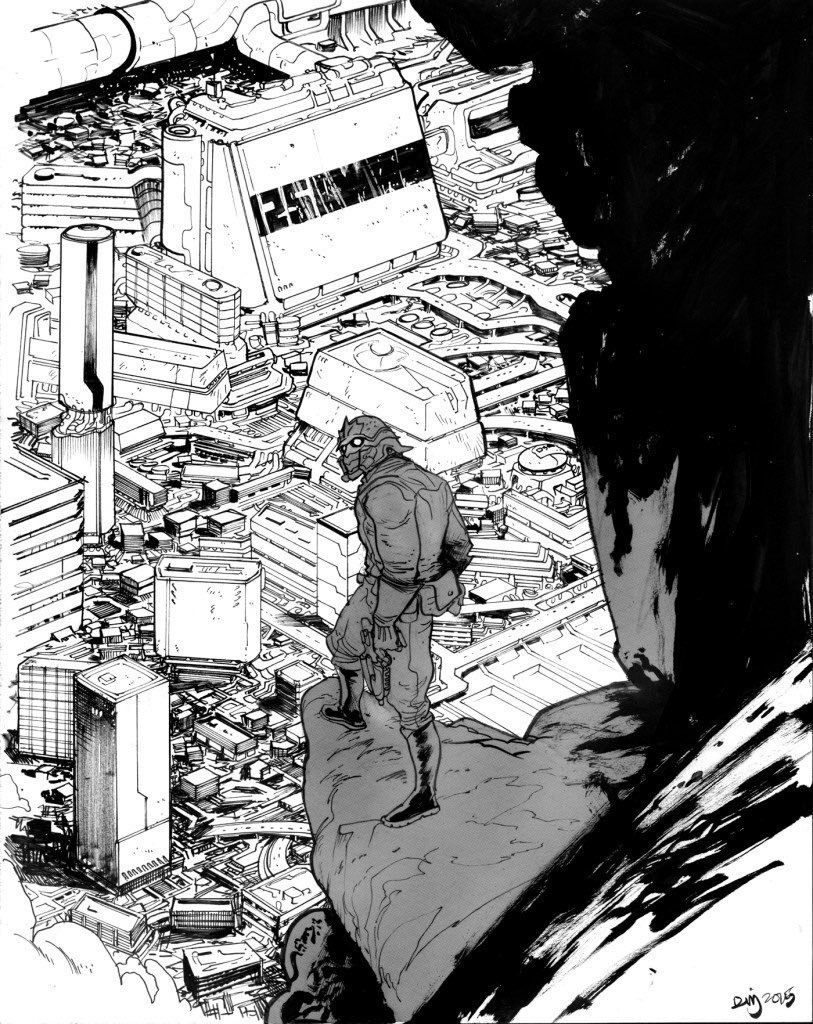 DailyStarlord's tweet photo. Star-Lord by Daniel Warren Johnson (2015) https://t.co/94TQTvWcls