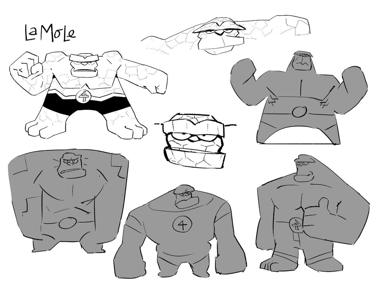 Messieverse's tweet photo. Artes conceituais do artista Alvaro Suazo para a webserie Fantastic Four Adventures with H.E.R.B.I.E https://t.co/idLegYE8CM