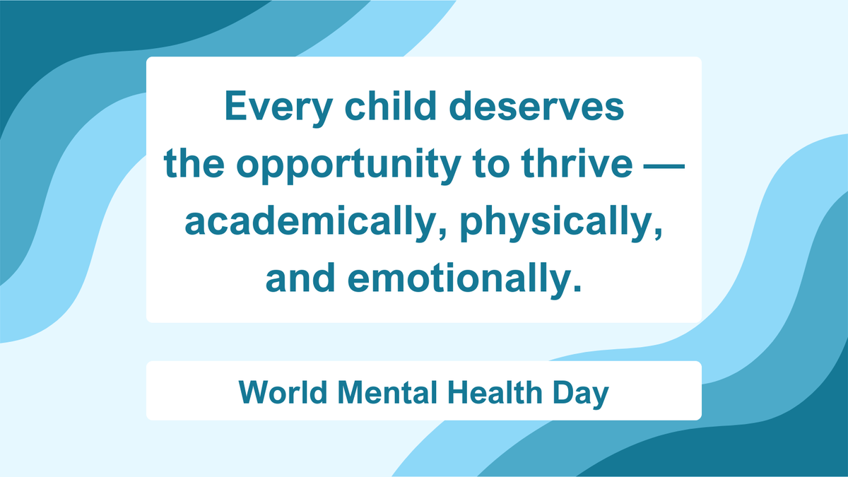 getwalkabouts's tweet photo. Every child deserves the opportunity to thrive—academically, physically, and emotionally. 💙

This World Mental Health Day, we're celebrating the importance of supporting the whole child. The Walkabouts Platform combines purposeful movement with standards-aligned learning to help students build focus, confidence, and mental fitness throughout the school day. https://t.co/8fb2XHqwU6