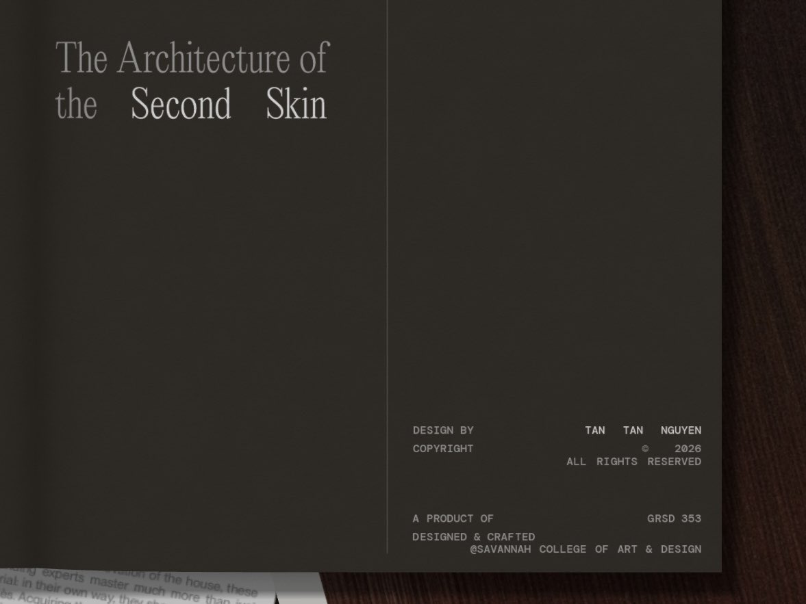 premiumtantan's tweet photo. Revisiting a book design I made when I was in school for typography. Flipping interactions &amp; texture added with Opus 5.5. https://t.co/7qPXXCF0pQ