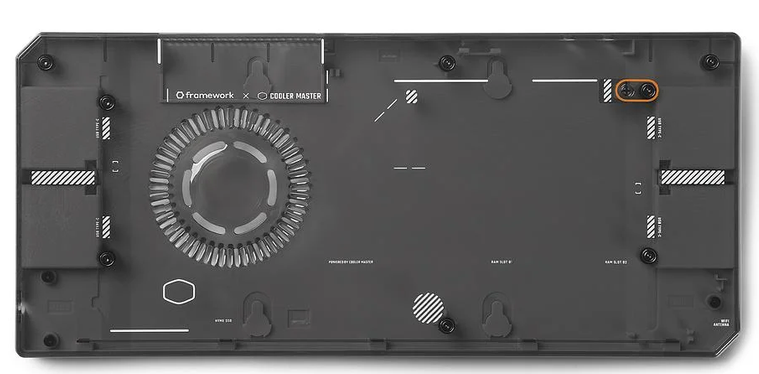 dataTranslator's tweet photo. stuffing my old HX 370 128gb laptop into this for a portable inference machine https://t.co/xuRmrPF7jM