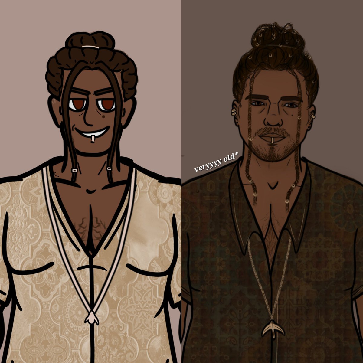 ShaggybyDaylite's tweet photo. Hmmm :p 
I think 1st is the best version tbh 

But I do wanna show diagos face off more than this :3 #ShaggybyDaylite
 
Loving this tho omg he looks so perfect, mabye I could make the hair a lil thinner? Idk https://t.co/RQKDRRzsEa
