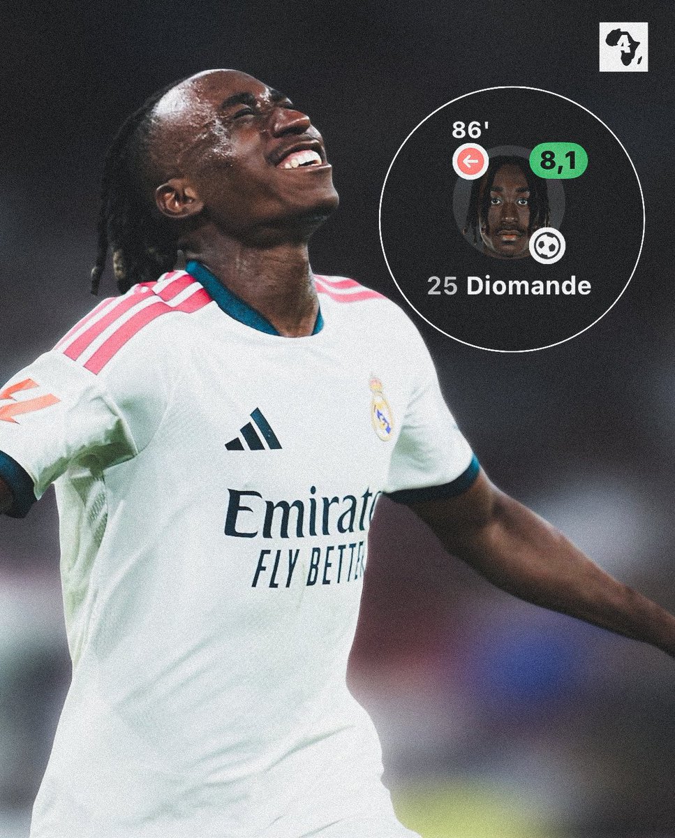 ActuFootAfrique's tweet photo. 🚨 YAN DIOMANDÉ 🇨🇮 OFFRE LA VICTOIRE AU REAL MADRID ! 🌍💎

C’EST QUE LE DÉBUT. 🤫 https://t.co/fbVXGTV0pb