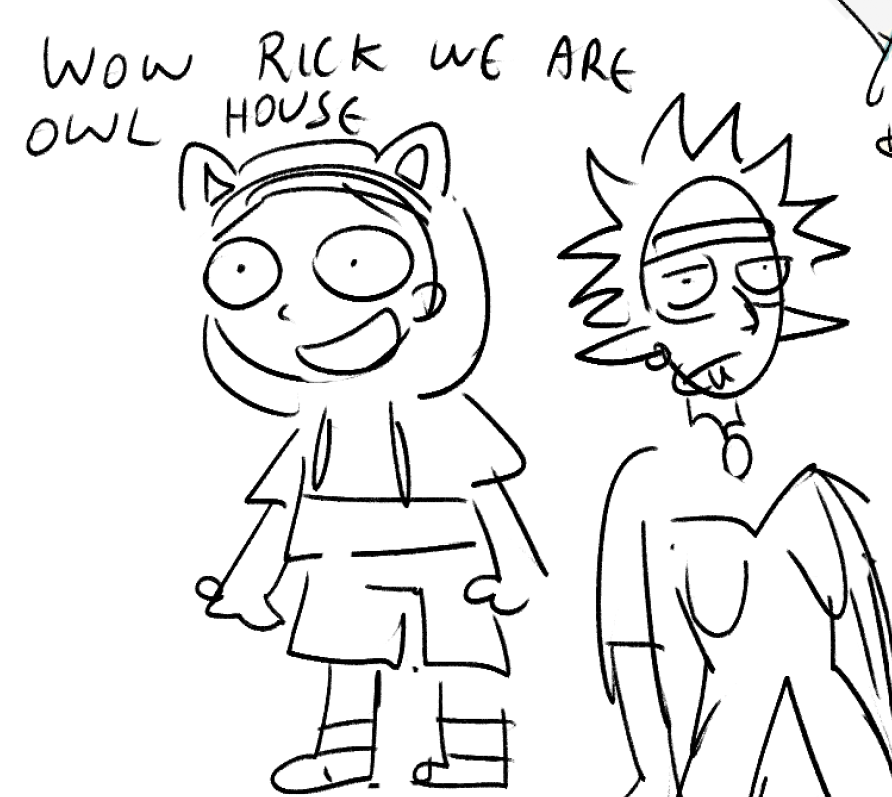 magicanted's tweet photo. my friend started to watch toh and he kept saying eda was rick through the first 3 episodes https://t.co/0TuRJp3Hhi