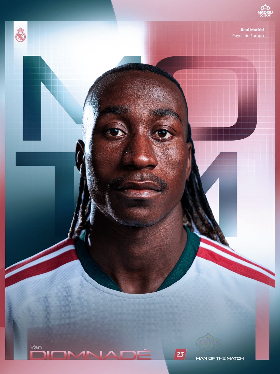 MadridXtra's tweet photo. 🚨 OFFICIAL: Yan Diomande named MOTM. https://t.co/Ii5HCiAGG5