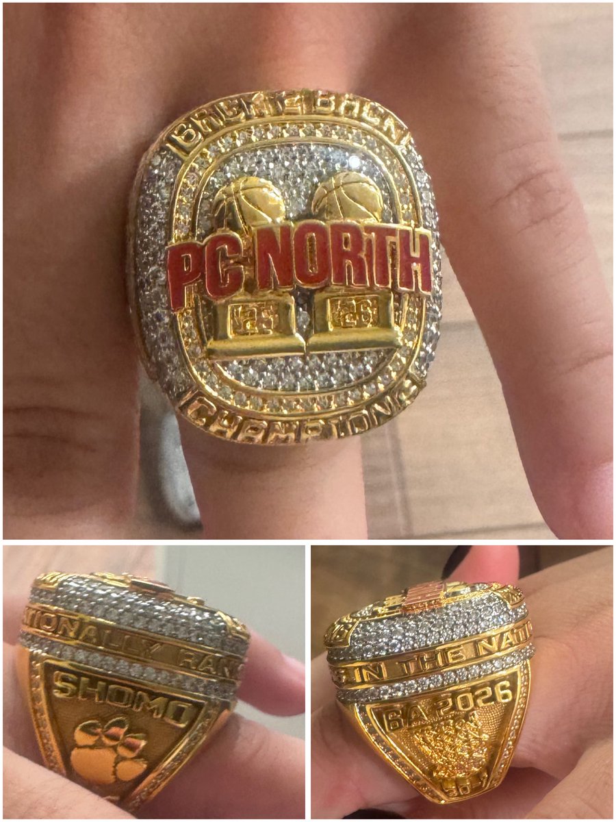 Layla_Shomo15's tweet photo. State Champ 💍🏆 #B2B #PCN #FreshmanYear #RingMe ❤️💛🏀 https://t.co/kBmqXqJM8b