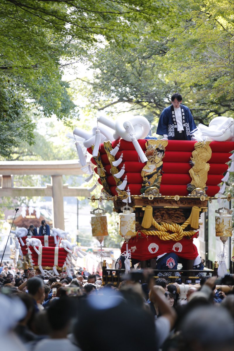 massan_313's tweet photo. 枚岡神社の秋郷祭に行きました

#枚岡神社秋郷祭　#ふとん太鼓台 https://t.co/cdC51am0G1
