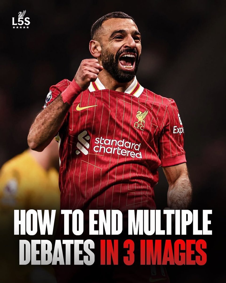 LFCTransferHub_'s tweet photo. 🐐 HOW TO END MULTIPLE DEBATES IN 3 IMAGES…

Neymar at 33.
Hazard at 33.
Henry at 33.

Then there’s Mohamed Salah at 33 — still at the highest level, winning the Premier League, Golden Boot and PFA Player of the Year. 👑🇪🇬

Longevity is part of greatness. Salah’s is ridiculous.

Where does Salah rank among the greatest wingers EVER?