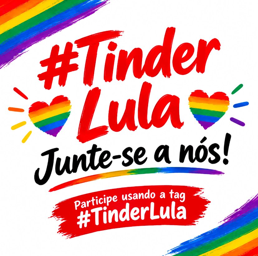 PatriciaAlinne's tweet photo. COMEÇOU O TWITAÇO COM AS LENDAS @BBBelissima @luanabaltaar @oikarens @Fabiccc3 @joaozintuiteiro BRASIL 🏳️‍🌈🇧🇷💫, sem usar tag de política e engajar essa. Sou de SP quem vai na manifestação? #TinderLula https://t.co/m9SXjgUX23