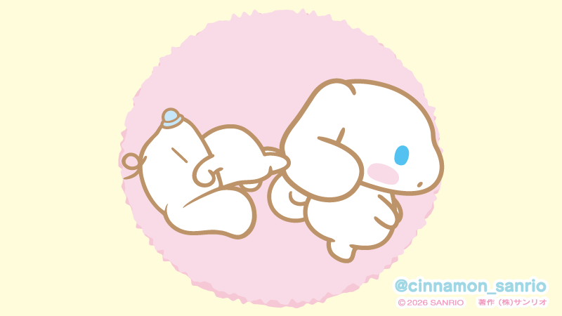 cinnamon_sanrio's tweet photo. み、みるく？寝相が… https://t.co/isBVtsE0ks