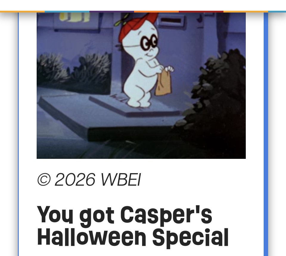 FLPublicAffairs's tweet photo. @MeTVtoons Casper!
#ToonInWithMe https://t.co/1c5wY3vGbn
