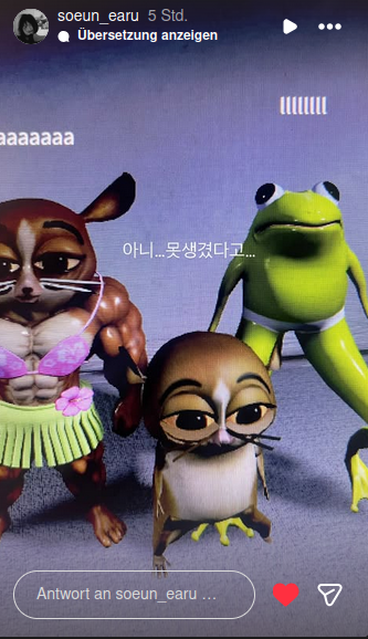 LSugardoll's tweet photo. #Soeun hit's the cuteee button again and again. Next Giggle episode is to expect very soon. 🎶Ari Ozawa, Saeko Oki, Ayak   2) "아니…못생겼다고… = No, I said, they are ugly" 3) Oh, the cuteness is legendary 😭
#TRI_BE. https://t.co/6P4SeNxmgj