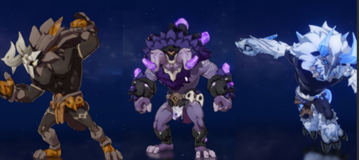 MakiZenIn09's tweet photo. @TheNines369 Regarding my idea involving the Tsaritsa, Rhine, Danica, and Ronova, I’d like to see the first three lawachurls as "upgrades," along with a Mitachurl(For Ronova) accompanied by Fatui using the dark-skinned human model, but wearing Fatui soldier helmets and Hilichurls. https://t.co/eEBKIqJwJV